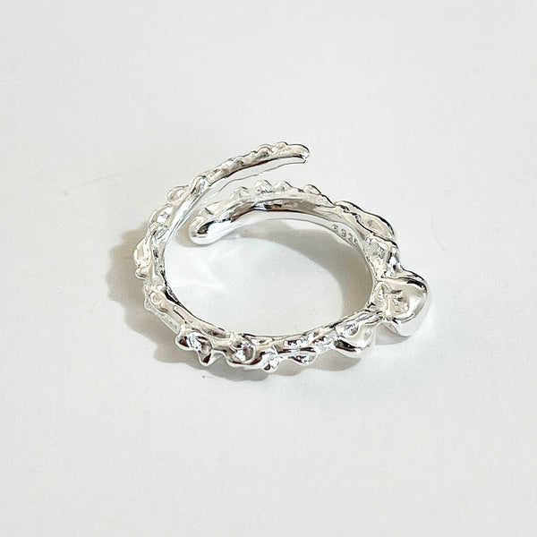 925 Sterling Silver Women Bold Stone Silver Silver Plating Rings