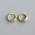 925 Sterling Silver Women Irregular Silver Polishing Earrings