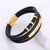 Cute & Edgy Men Irregular Rhombus Titanium Steel Electroplating Bracelets