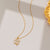 Moderate Luxury Letter Text Number Titanium Steel 18K Gold Plated Necklaces