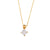 Fashion Round Rhombus Stainless Steel 18K Gold Plated Pendant