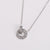 Minimalist Circle Stainless Steel Electroplating Necklaces