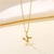 Women Minimalist Star Geometric Stainless Steel Electroplating Necklaces