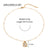 IG Style Moon Geometric Stainless Steel 18K Gold Plated Necklaces