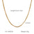 IG Style Chain Geometric Stainless Steel Electroplating Necklaces