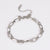 Women Minimalist Irregular Heart Stainless Steel Electroplating Bracelets