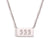 Minimalist Quadrilateral Geometric Stainless Steel Electroplating Necklaces