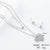 IG Style Heart Bell Droplet Stainless Steel Electroplating Jewelry Sets