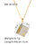 IG Style Heart Geometric Stainless Steel Electroplating Necklaces