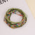 Women Fashion Wave Plastic Handmade Bracelets