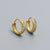 925 Sterling Silver Fashion Circle Geometric Silver Electroplating Earrings