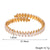 Minimalist Circle Stainless Steel 18K Gold Plated Bangles