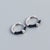 925 Sterling Silver Korean Geometric Silver Stud Earrings