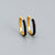 925 Sterling Silver Korean Ellipse Geometric Silver Earrings