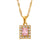 Geometric Stainless Steel 18K Gold Plated Necklaces