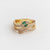 Korean Women Shell Brass Rings