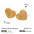 IG Style Heart Stainless Steel 18K Gold Plated Earrings