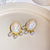 Luxurious Quadrilateral Round Ellipse Leaf Rhombus Animal Bowknot Text Letter Geometric Number Droplet Flower Chinese Zodiac Artificial Pearl Oil Dripping Earrings