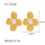 IG Style Flower Flower Geometric Bowknot Chinese Zodiac Animal Stainless Steel Electroplating Earrings