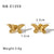 Women IG Style Butterfly Chinese Zodiac Geometric Animal Stainless Steel Electroplating Bracelets