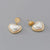 Droplet Stainless Steel 18K Gold Plated Earrings