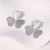 Niche Flower Flower Stainless Steel Electroplating Stud Earrings