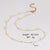 Minimalist Asymmetrical Chain Stainless Steel Electroplating Necklaces