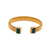 Fashion Round Stainless Steel 18K Gold Plated Bangles