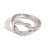 Retro Vintage Fashion Circle Geometric Stainless Steel Electroplating Rings