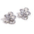 Retro Vintage Fashion Flower Stainless Steel Electroplating Rings