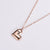 Japanese / Korean Women Metal Chain Diamond Doll Stainless Steel Electroplating Pendants