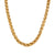 Fashion Round Geometric Stainless Steel 18K Gold Plated Necklaces