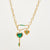 Moderate Luxury Irregular Geometric Copper Zircon Inlay Necklaces