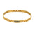 Minimalist Stripe Stainless Steel 18K Gold Plated Bangles