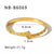 IG Style Asymmetrical Heart Stainless Steel Electroplating Bangles