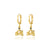 Cartoon Cartoon Zircon Zircon Inlay Earrings