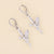 Women IG Style Metal Doll Alloy Electroplating Earrings