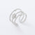 Retro Vintage Women Retro Vintage Geometric Stainless Steel Electroplating Rings