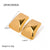 IG Style Square Geometric Stainless Steel 18K Gold Plated Earrings