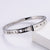 Fashion Women Stripe Metal Diamond Fruit Stainless Steel Bangles