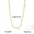 IG Style Round Geometric Stainless Steel Electroplating Necklaces