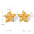 IG Style Conch Starfish Geometric Stainless Steel Electroplating Earrings