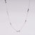 Fashion Stripe Circle Round Stainless Steel Electroplating Necklaces