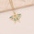 Women Butterfly Copper Oil Dripping Pendants