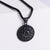 Retro Unisex Vintage Cross Star Moon Metal Retro Vintage Chain Sun Zodiac Sign Stainless Steel Oiling Pendants