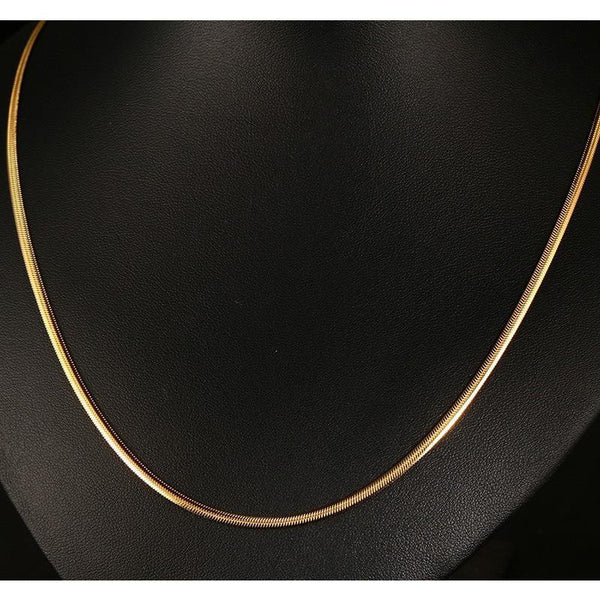 IG Style Geometric Stainless Steel Electroplating Necklaces