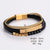 Men Ethnic Leather Electroplating String Bracelets