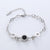 Women Versatile Asymmetrical Circle Chain Geometric Stainless Steel Electroplating Bracelets