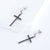 Cross Expressive Cross Stainless Steel Inlay Earrings