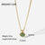 IG Style Geometric Stainless Steel 18K Gold Plated Necklaces